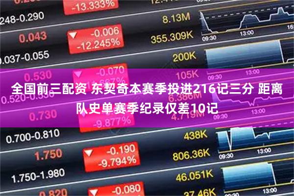 全国前三配资 东契奇本赛季投进216记三分 距离队史单赛季纪录仅差10记